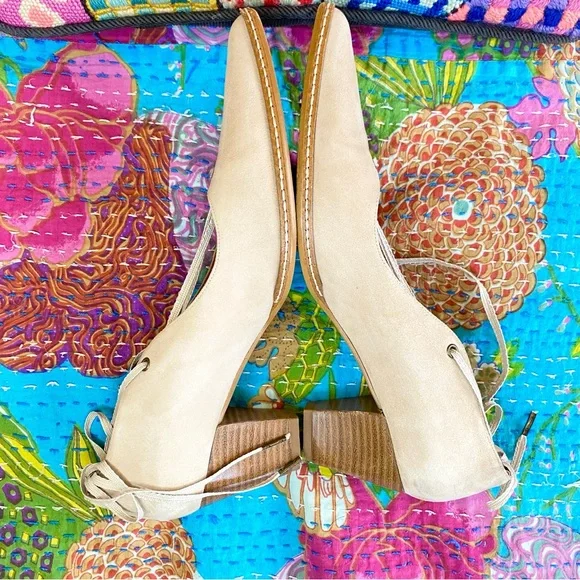 Sundance Odell suede leather pointed toe lace up heel - Picture 9 of 15